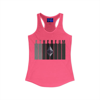 Ethereum (ETH) Women's Racerback Tank Top by cypherpunkgear.com