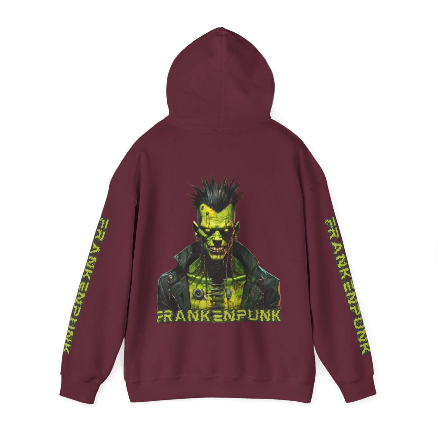 Frankenpunk Hoodie Unisex Hooded Sweatshirt by CreepyCrafts.boo