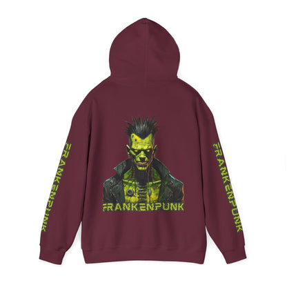 Frankenpunk Hoodie Unisex Hooded Sweatshirt by CreepyCrafts.boo