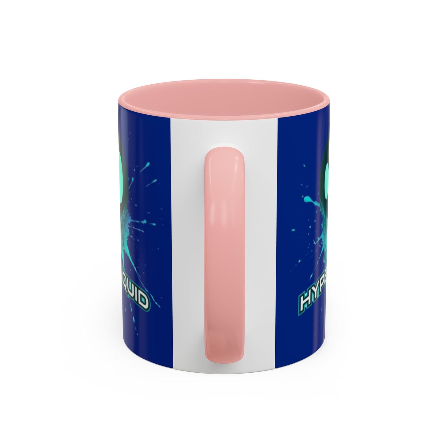 HYPE Drip Blue Accent Mug by cypherpunkgear.com
