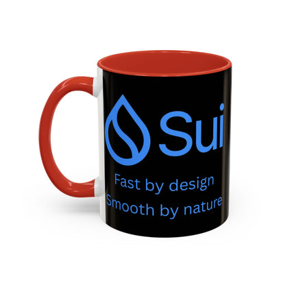 SUI Black Accent Mug by cypherpunkgear.com
