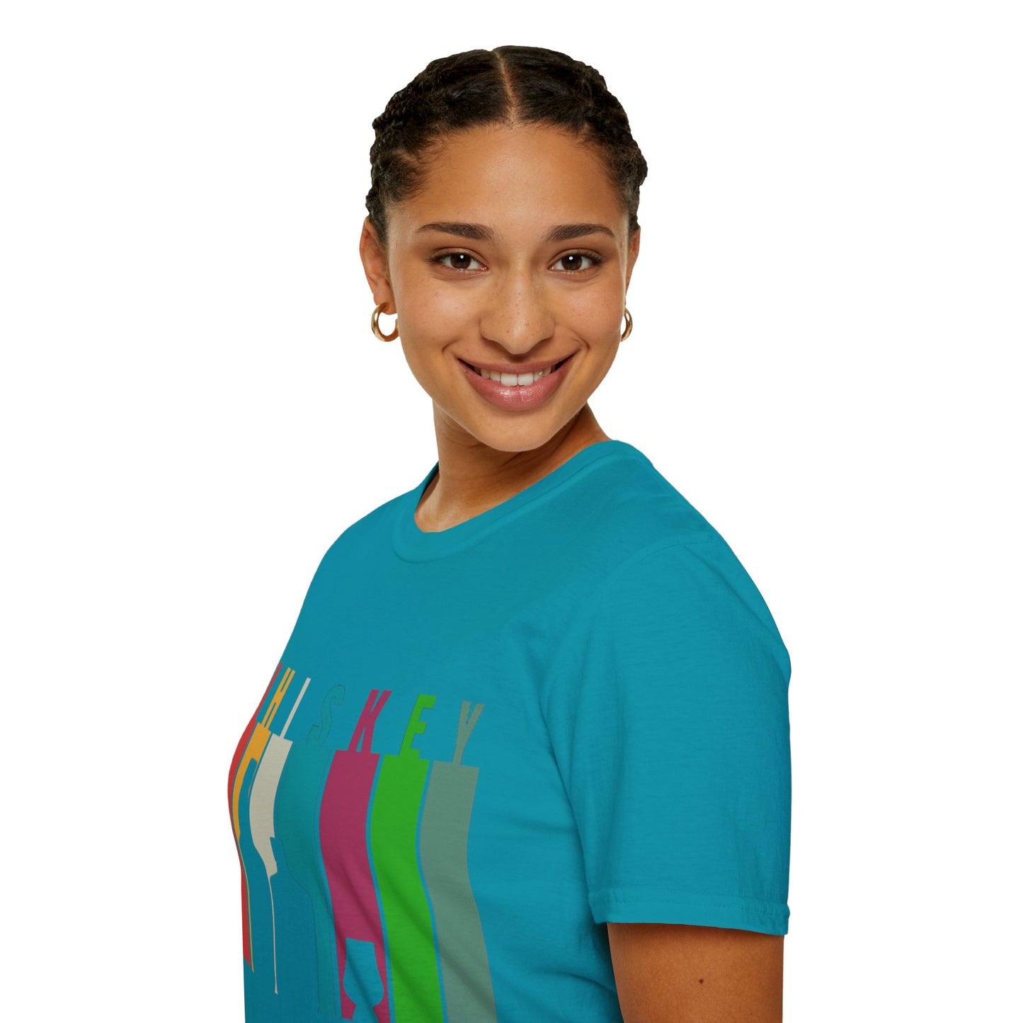Whiskey spelled with an 'e' DKcolors Unisex T-Shirt by cypherpunkgear.com