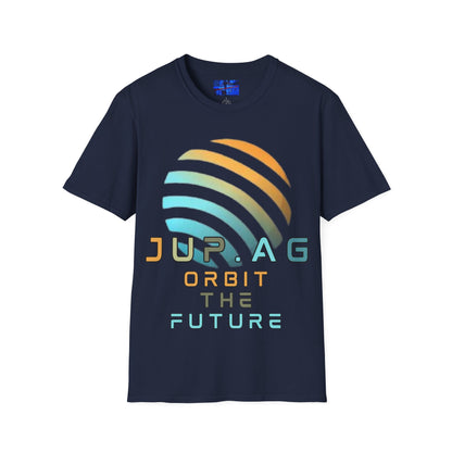 Jupiter (JUP) Orbit the Future Dark colors Unisex T-Shirt by cypherpunkgear.com