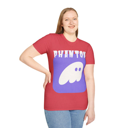 Phantom Hot Wallet Light colors Unisex T-Shirt by cypherpunkgear.com