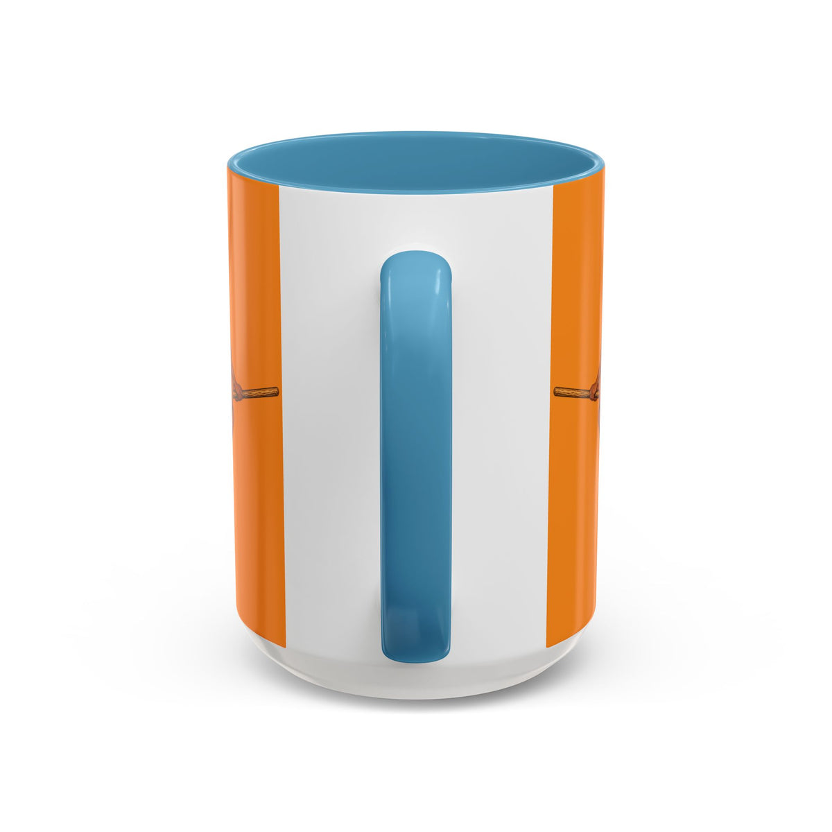Velvet Vex Orange Accent Mug by CreepyCrafts.boo