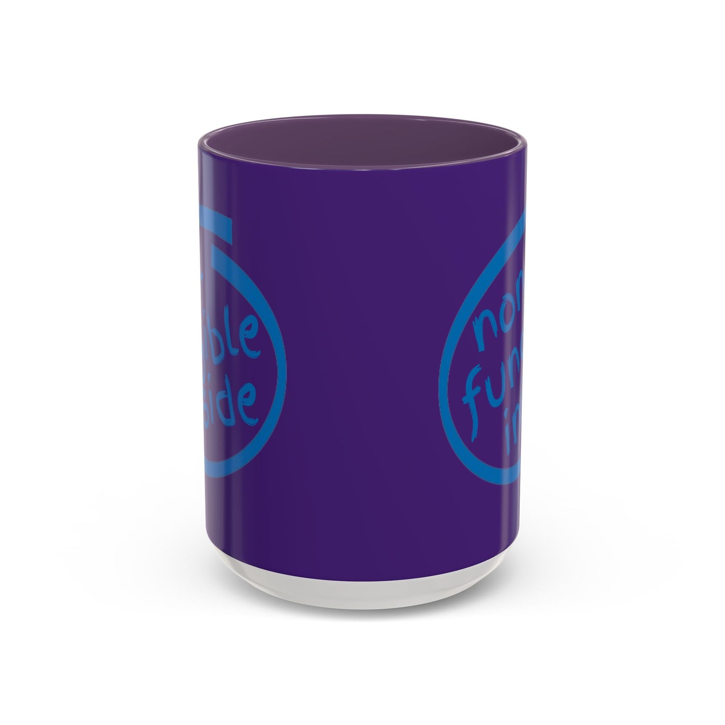 Non-Fungible Inside Purple Accent Mug by cypherpunkgear.com