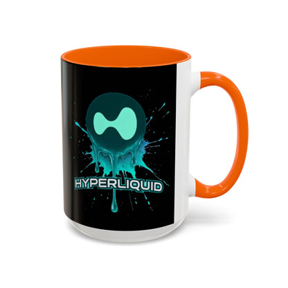 HYPE Drip Black Accent Mug by cypherpunkgear.com