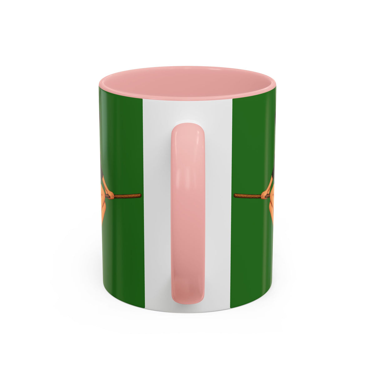 Hazel Hex Green Accent Mug by CreepyCrafts.boo