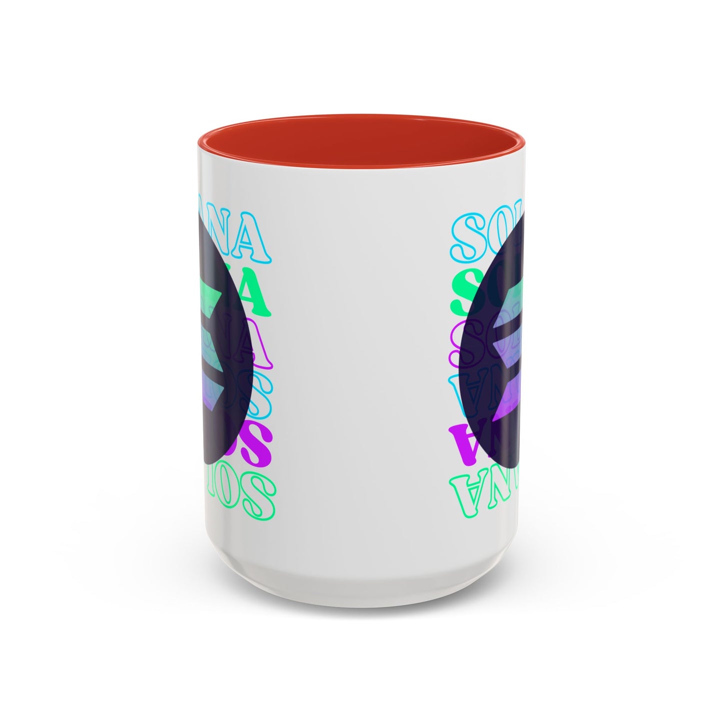 Solana, Solana, Solana (SOL) Accent Mug by cypherpunkgear.com