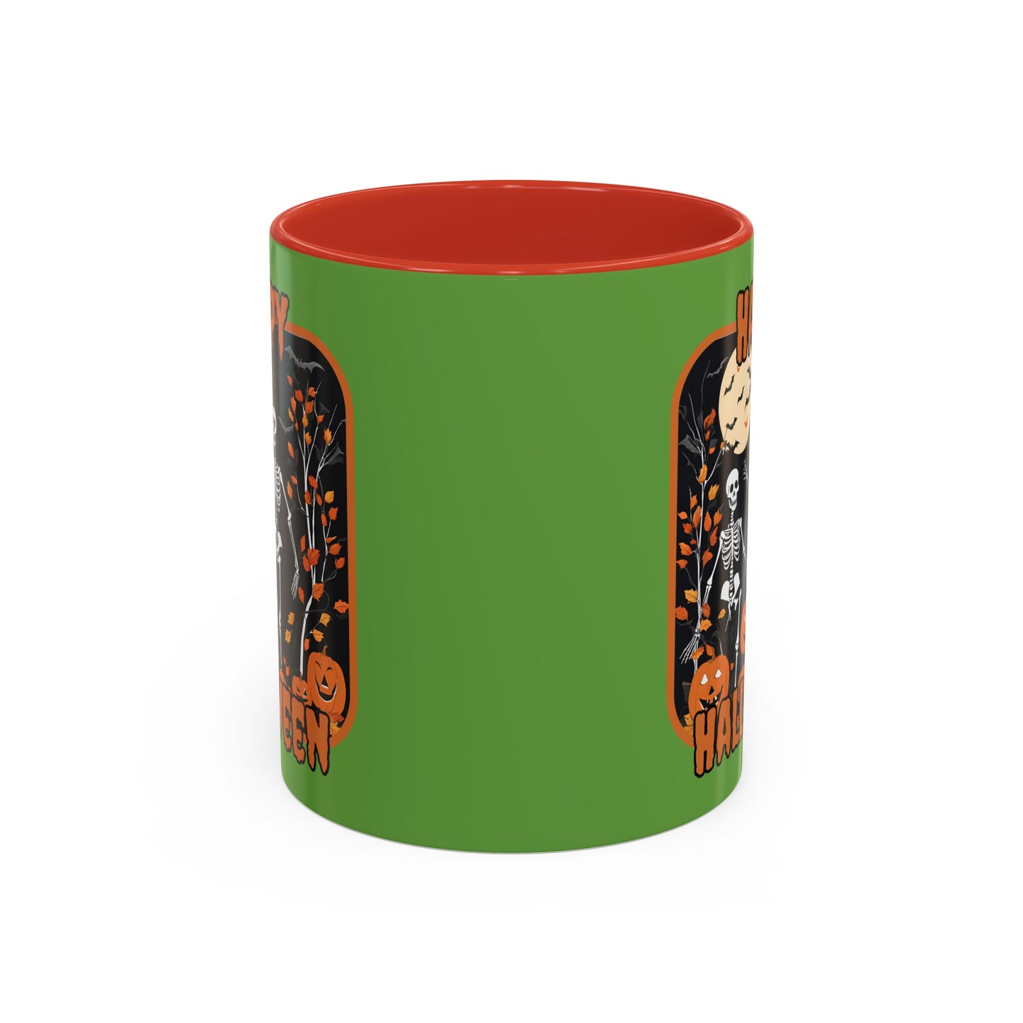 Spooktacular Skeletons of Halloween Accent Mug by CreepyCrafts.boo