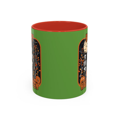 Spooktacular Skeletons of Halloween Accent Mug by CreepyCrafts.boo