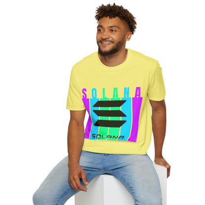 Solana (SOL) Freedom LTcolors Unisex T-Shirt by cypherpunkgear