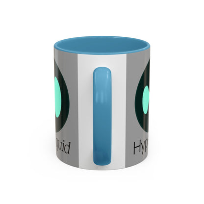 Hyperliquid Black font Grey Accent Mug by cypherpunkgear.com