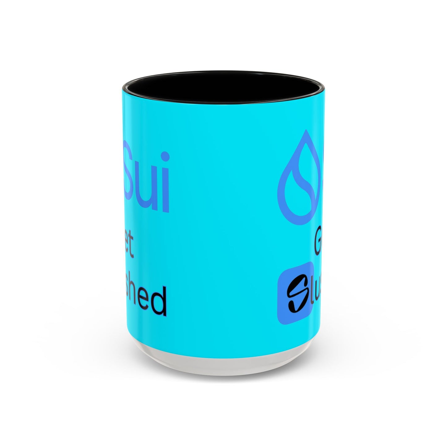 Sui: Get Slushed Light Blue Accent Mug by cypherpunkgear.com