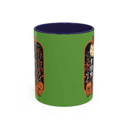Spooktacular Skeletons of Halloween Accent Mug by CreepyCrafts.boo