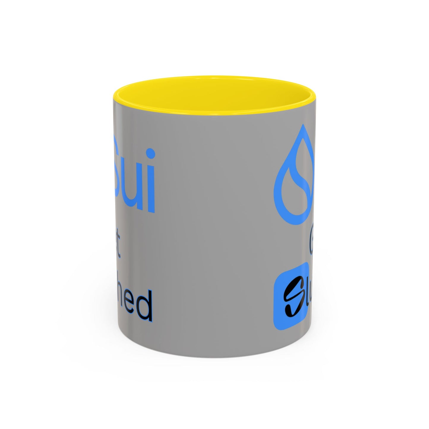 Sui: Get Slushed Grey Accent Mug by cypherpunkgear.com