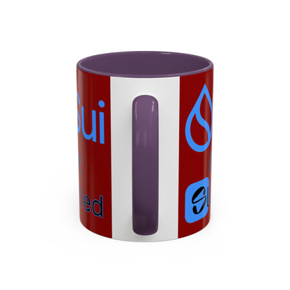 Sui: Get Slushed Red Accent Mug by cypherpunkgear.com