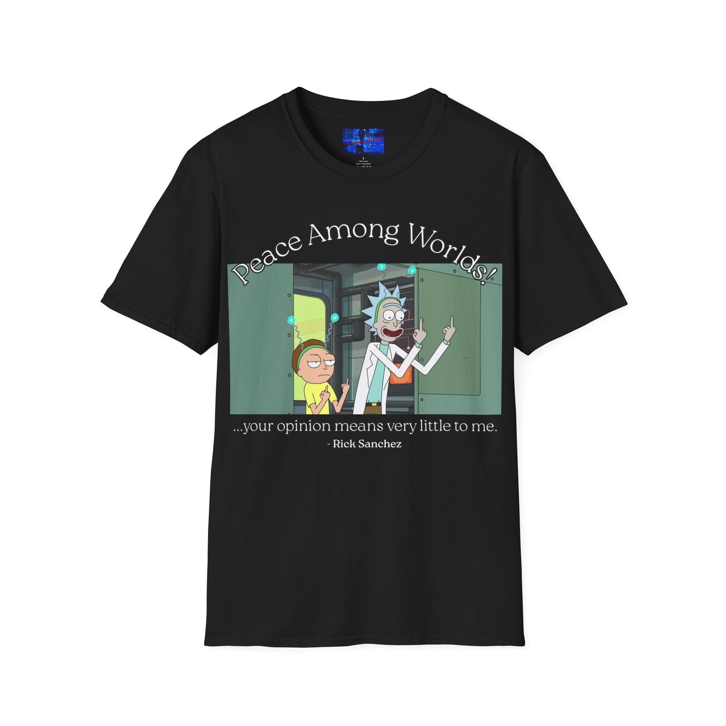 Peace Among Worlds! Dark colors Unisex T-Shirt by cypherpunkgear.com