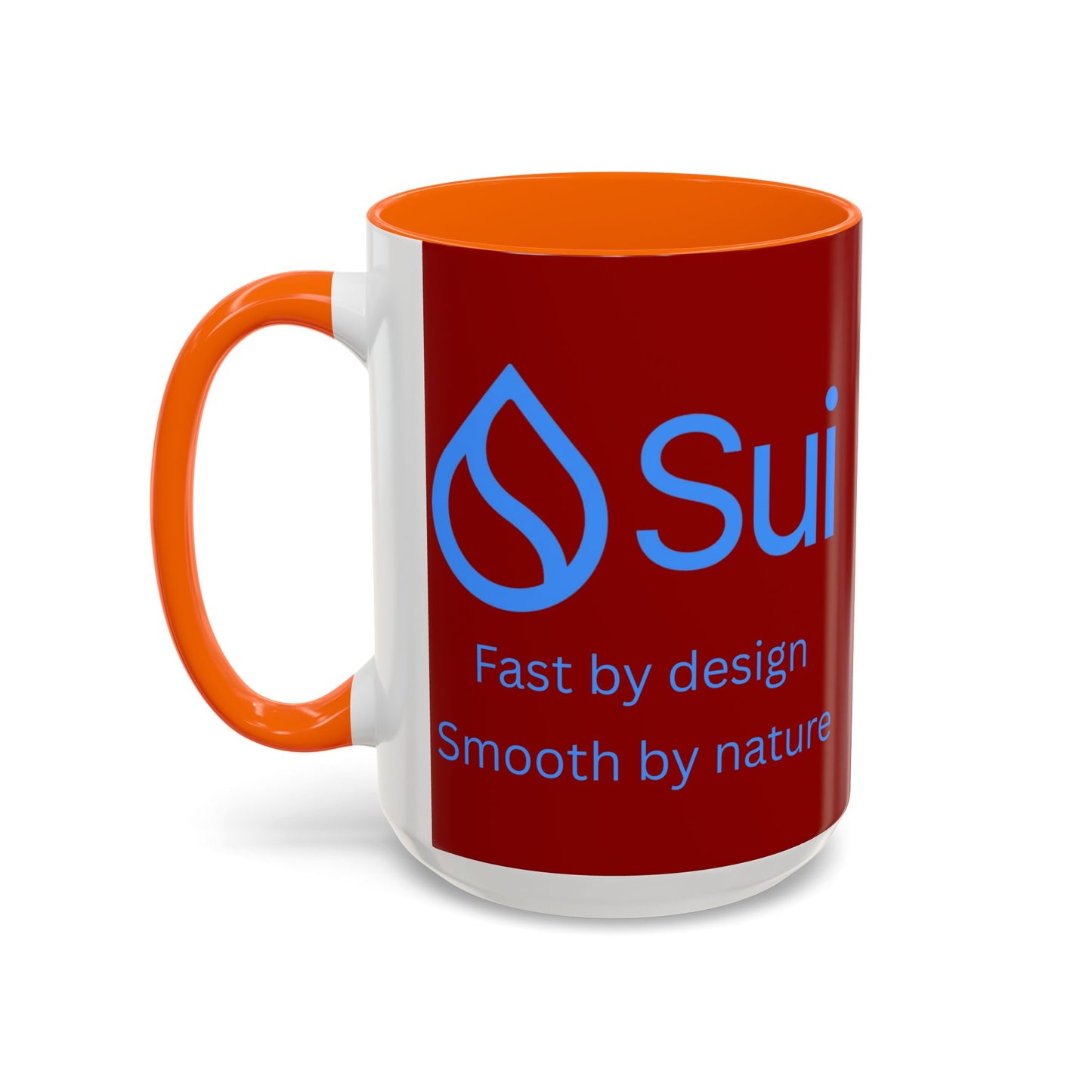 SUI Red Accent Mug by cypherpunkgear.com