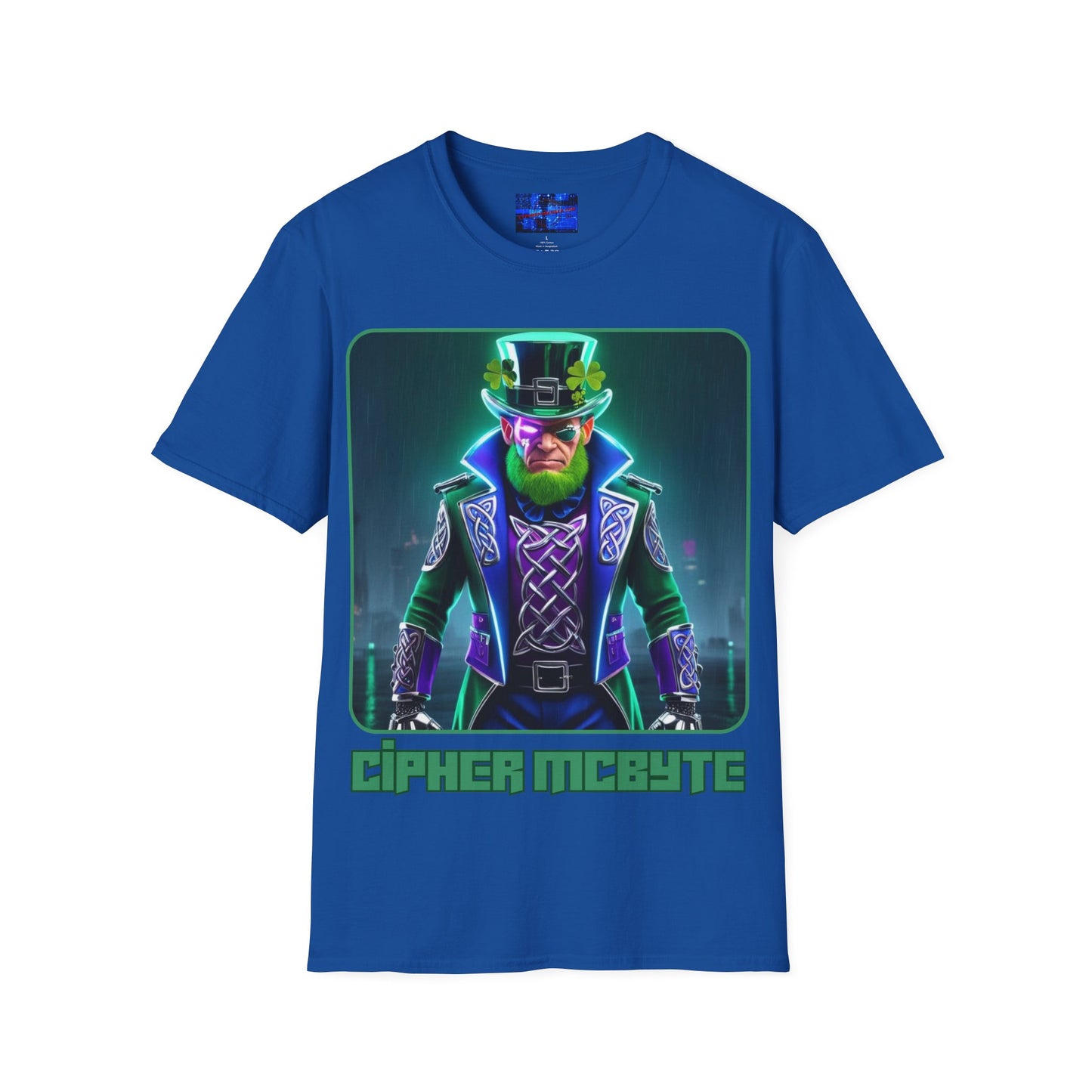 Cipher McByte Dark colors Unisex T-Shirt by cypherpunkgear.com