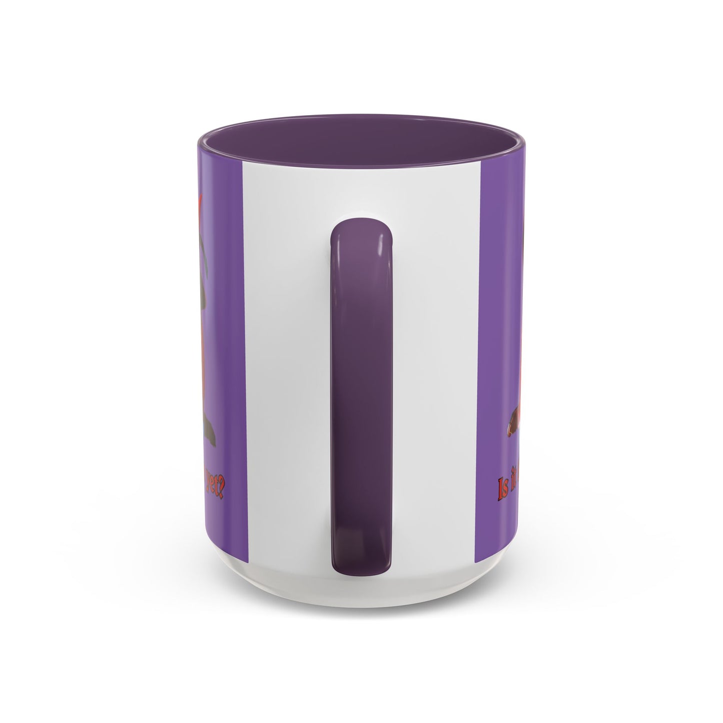 Is it Samhain yet? Light Purple Accent Mug by CreepyCrafts.boo