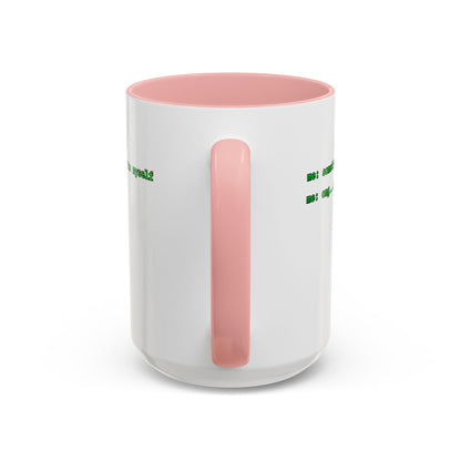 Sometimes I talk to myself - me: omg...same White Accent Mug by cypherpunkgear.com