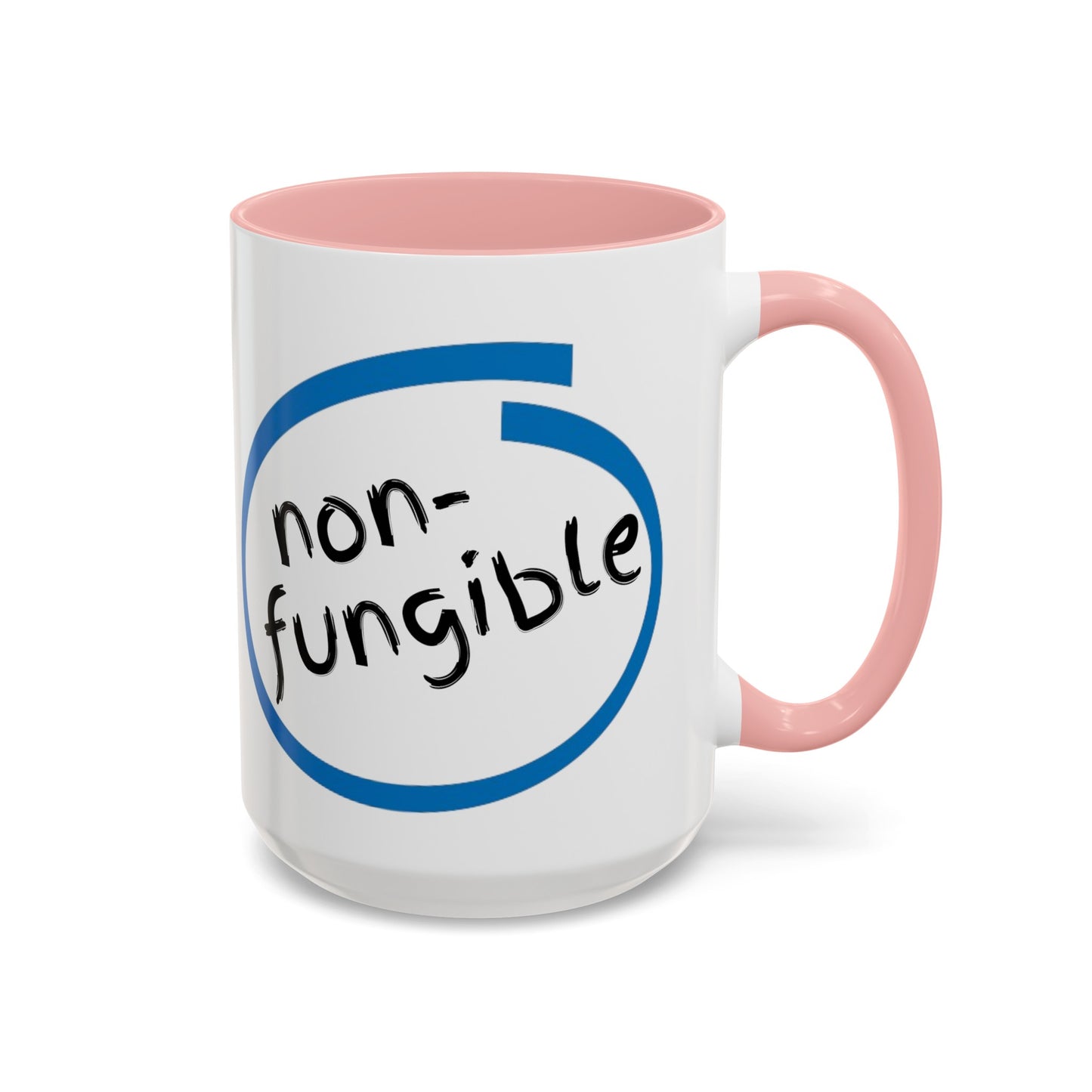 Nonfungible Accent Mug by cypherpunkgear