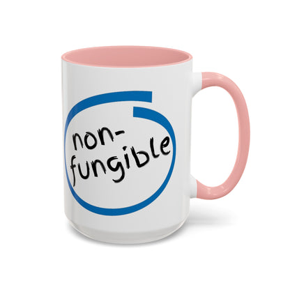 Nonfungible Accent Mug by cypherpunkgear