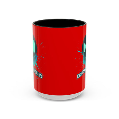 HYPE Drip Red Accent Mug by cypherpunkgear.com