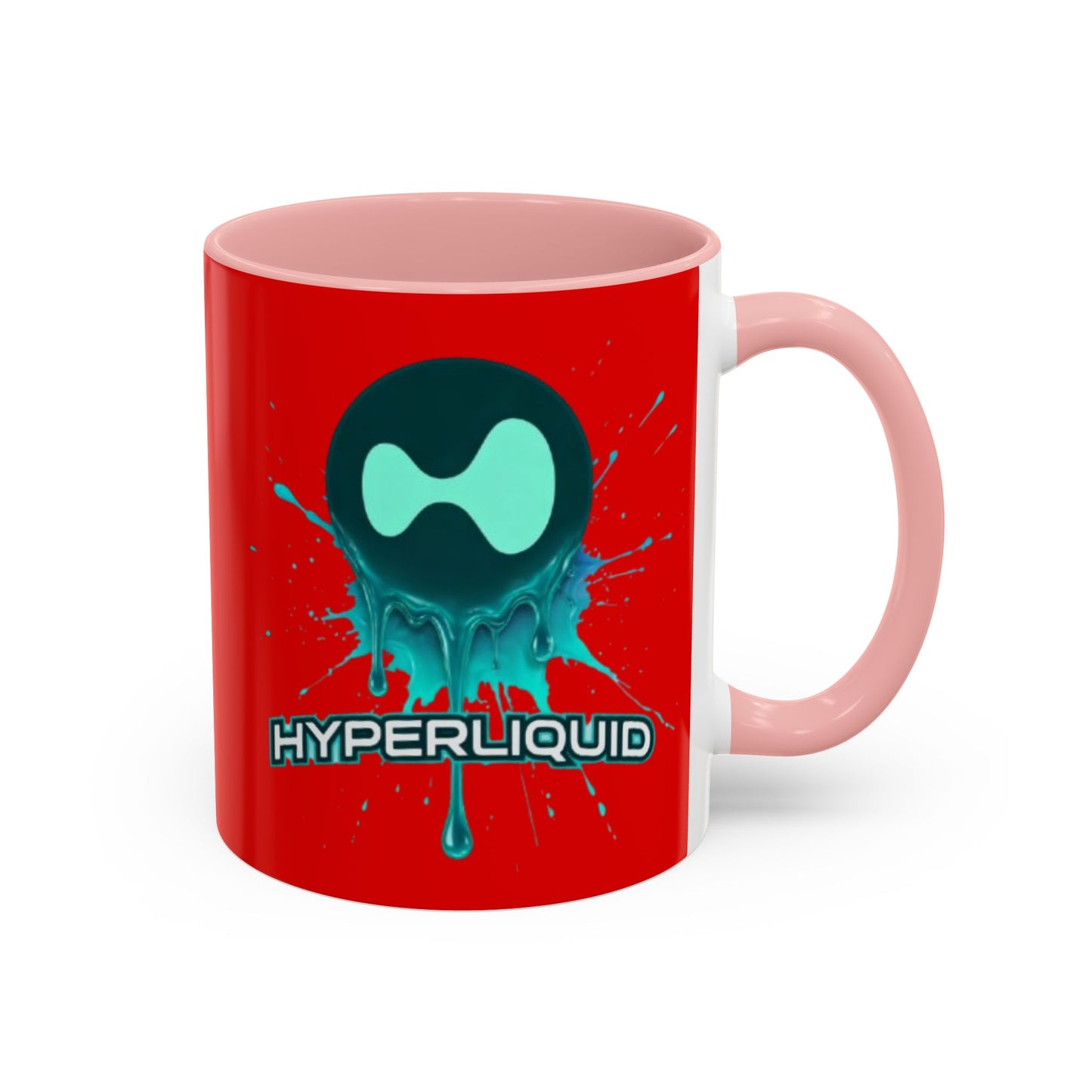 HYPE Drip Red Accent Mug by cypherpunkgear.com