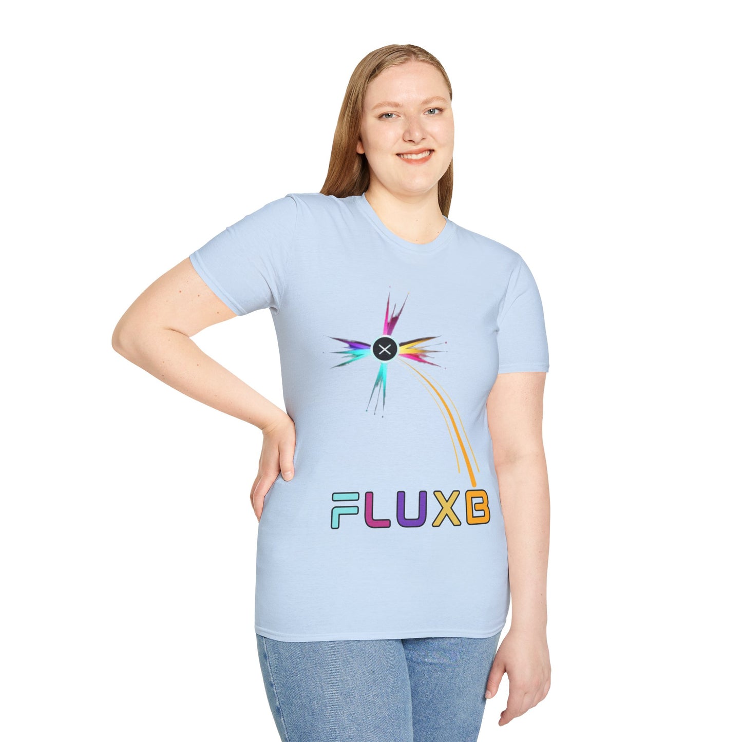 FluxBeam (FLUXB) Light colors Unisex T-Shirt by cypherpunkgear.com