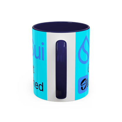 Sui: Get Slushed Light Blue Accent Mug by cypherpunkgear.com