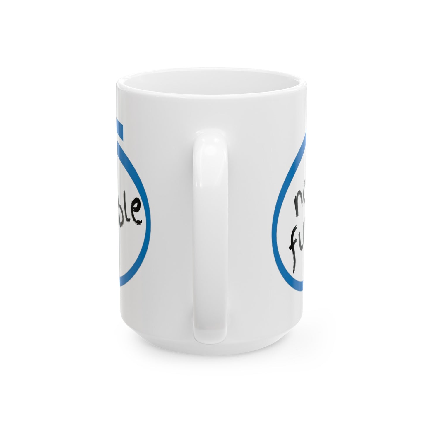 Nonfungible White Mug by cypherpunkgear