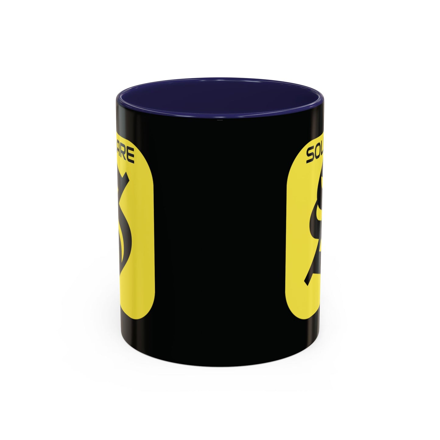 SolflareLogo Black Accent Mug by cypherpunkgear.com