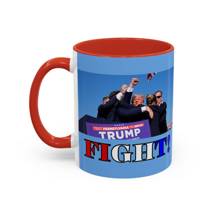 Fight! Accent Mug by cypherpunkgear