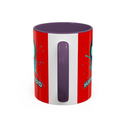 HYPE Drip Red Accent Mug by cypherpunkgear.com