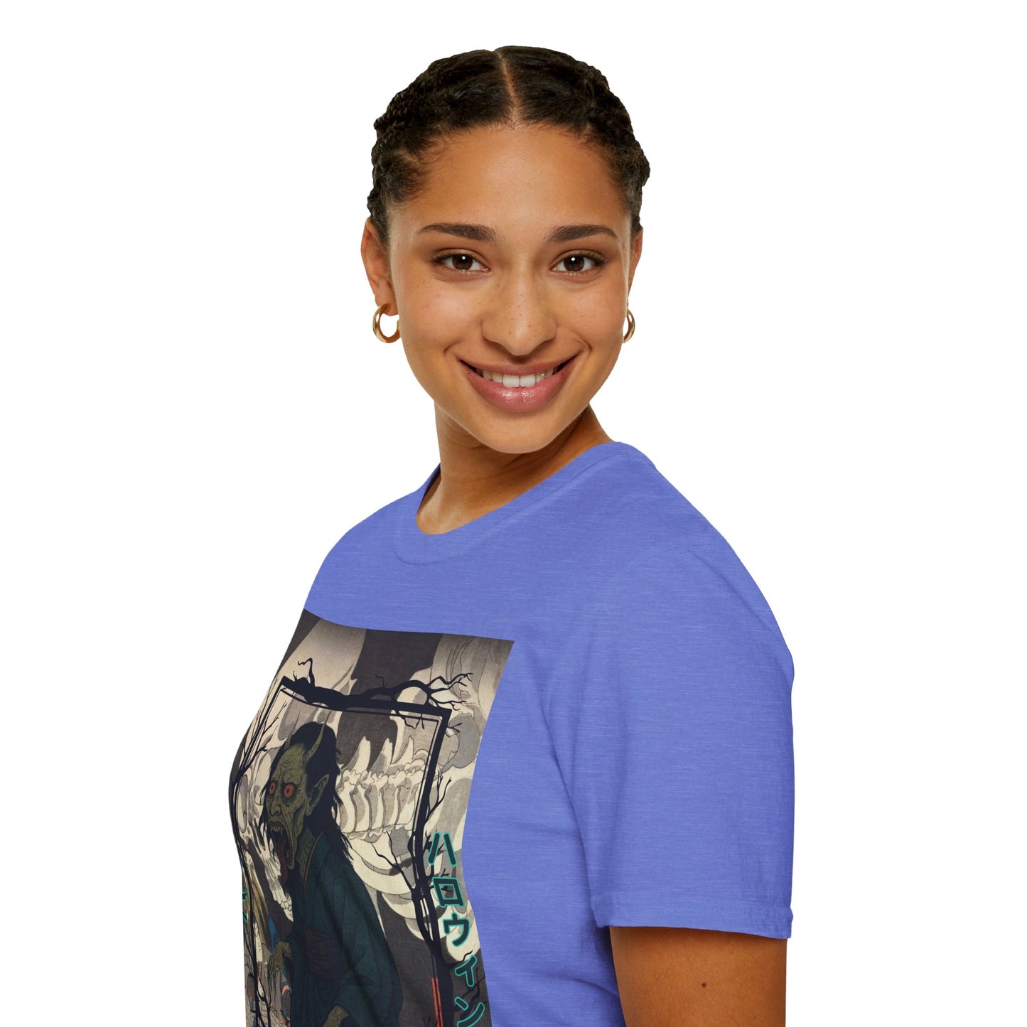 Yōkai Happy Halloween Light colors Unisex T-Shirt by CreepyCrafts.boo