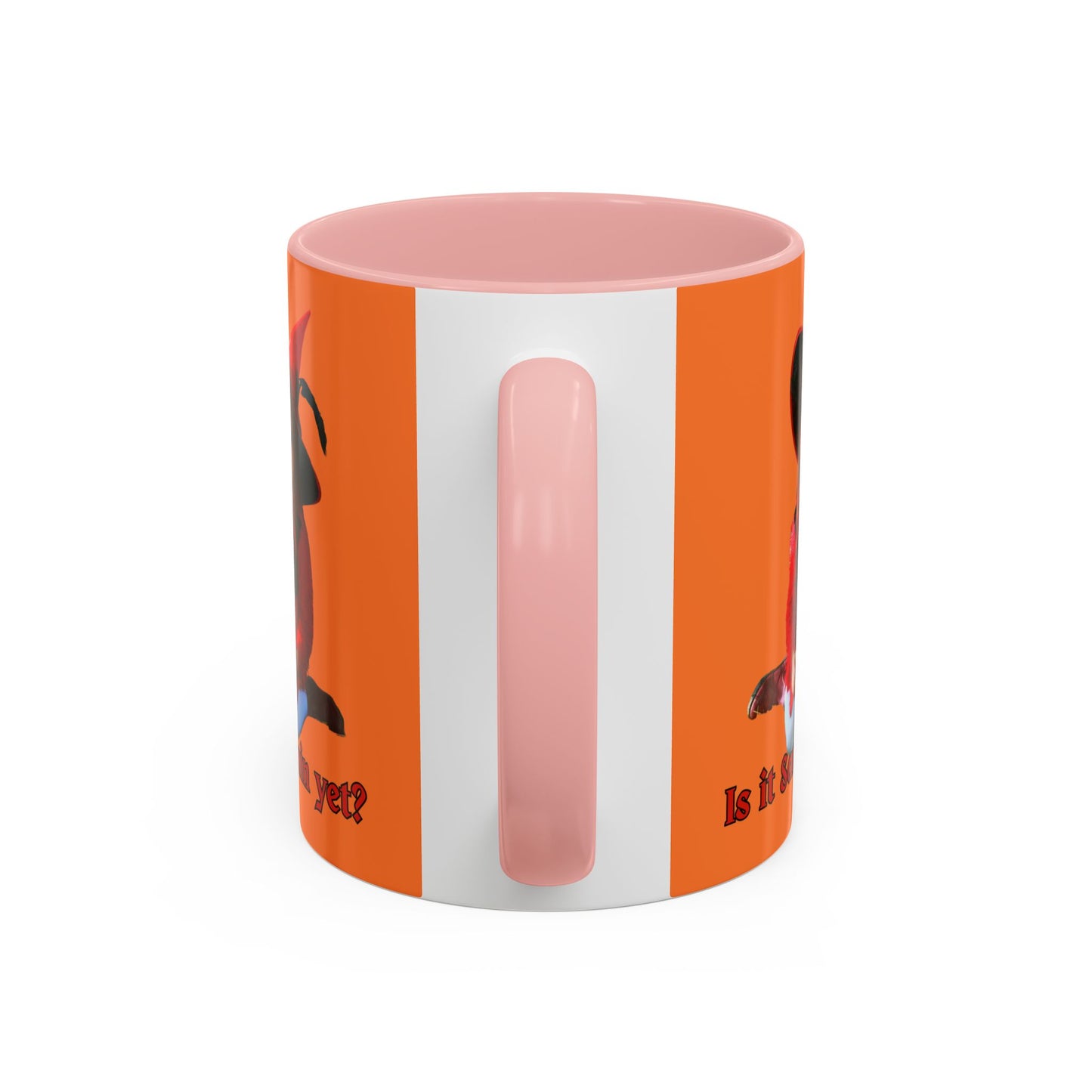Is it Samhain yet? Orange Accent Mug by CreepyCrafts.boo
