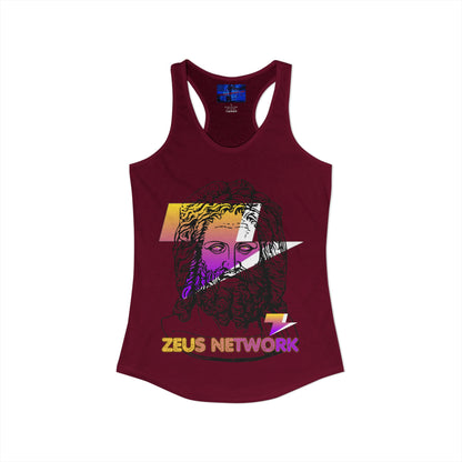 Zeus Network Women's Racerback Tank Top by cypherpunkgear.com
