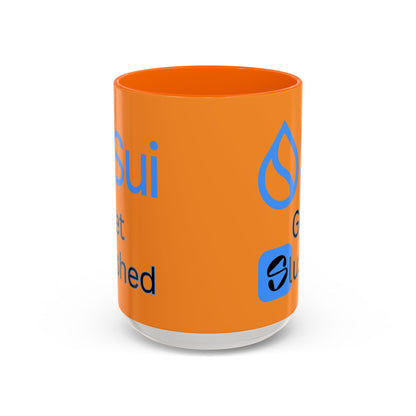 Sui: Get Slushed Orange Accent Mug by cypherpunkgear.com