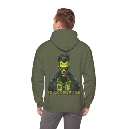 Frankenpunk Hoodie Unisex Hooded Sweatshirt by CreepyCrafts.boo