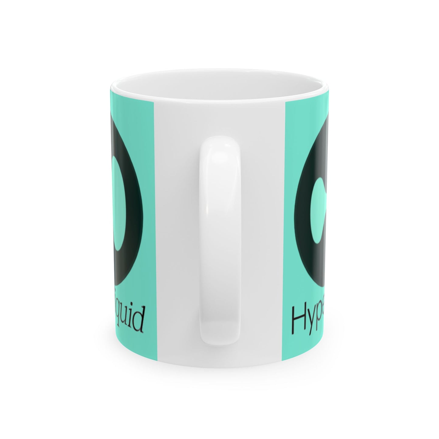 Hyperliquid Black font Light Hyperliquid Mug by cypherpunkgear.com
