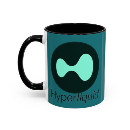Hyperliquid Black font Hyperliquid Accent Mug by cypherpunkgear.com