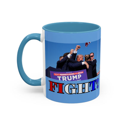 Fight! Accent Mug by cypherpunkgear