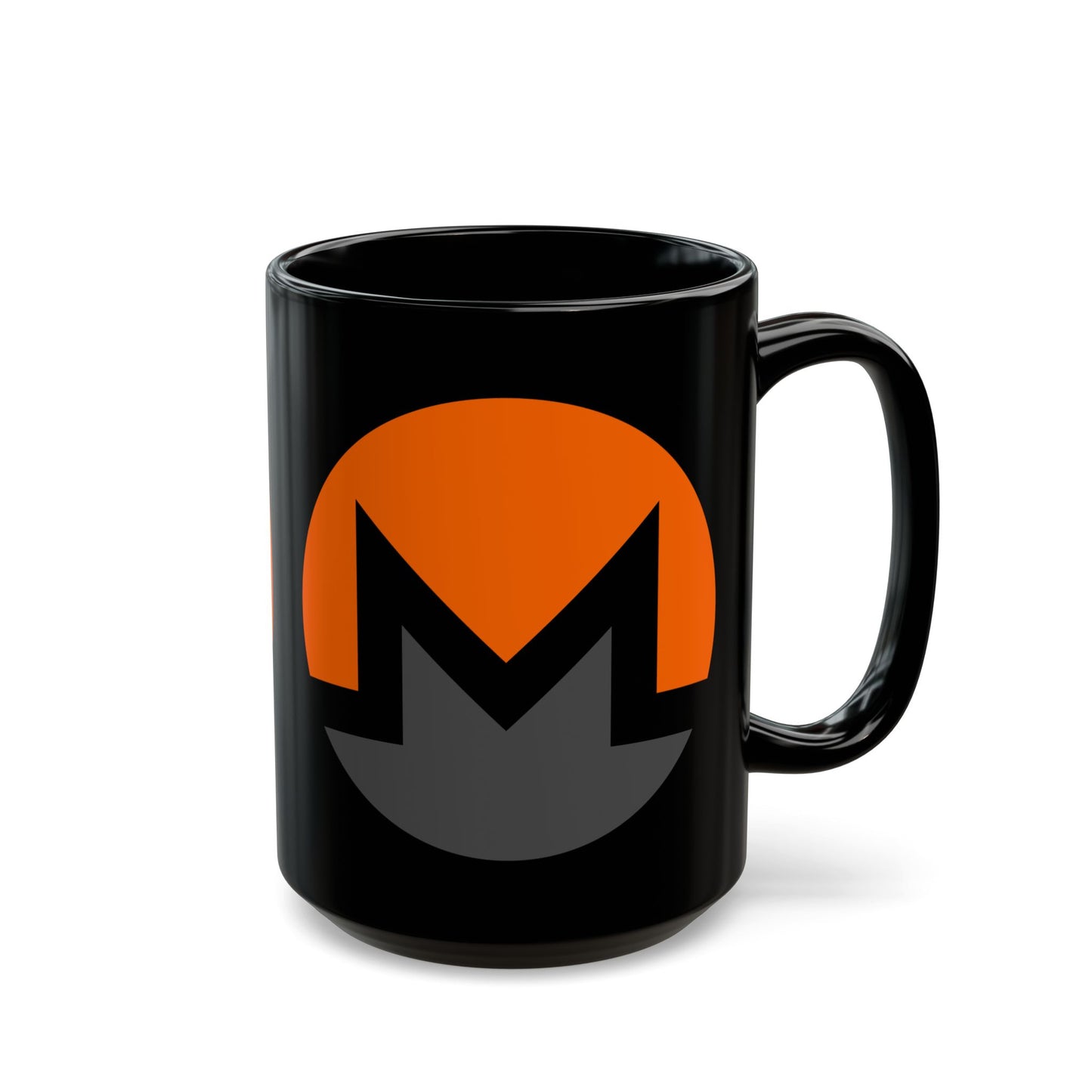 Monero (XMR) Black Mug by cypherpunkgear.com