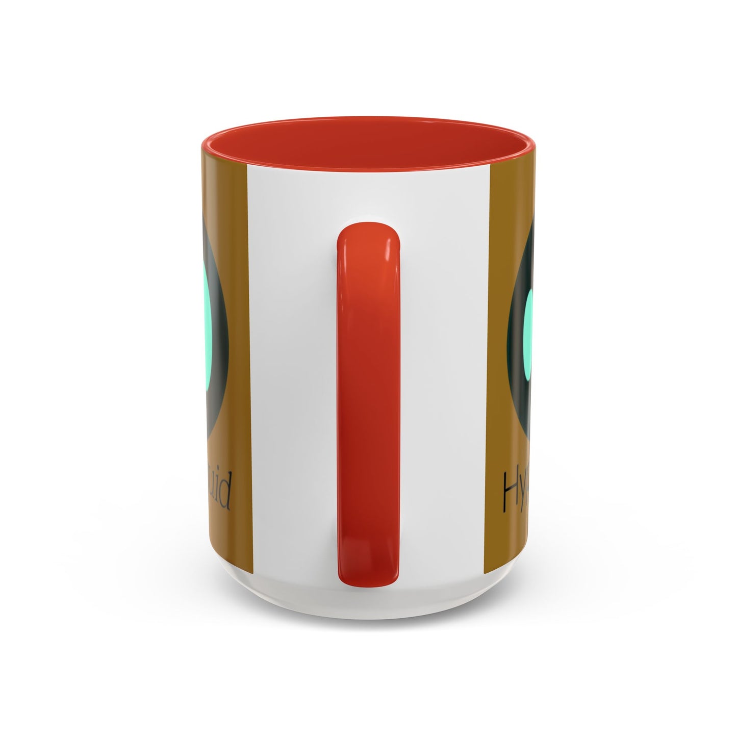 Hyperliquid Black font Brown Accent Mug by cypherpunkgear.com