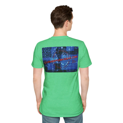 2-sided, cypherpunkgear.com logo Dark colors Unisex T-Shirt by cypherpunkgear.com
