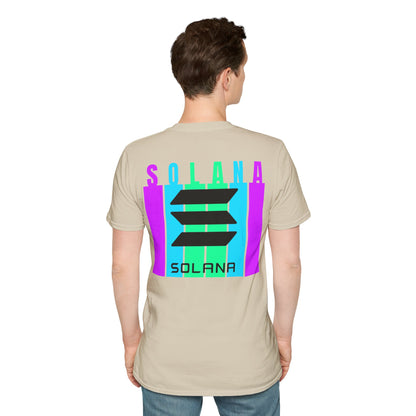 2-sided, Solana Light colors Unisex T-Shirt by cypherpunkgear.com