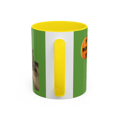 Is it Halloween yet? Skeleton's Pumpkin Accent Mug by CreepyCrafts.boo