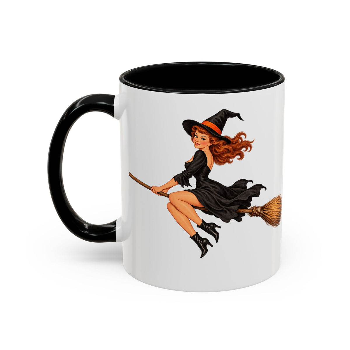 Hazel Hex White Accent Mug by CreepyCrafts.boo